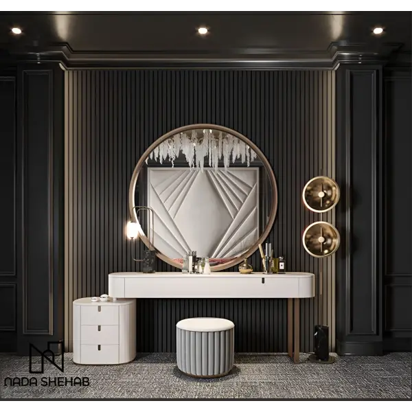 Venedik Esintili Modern Makyaj Masası