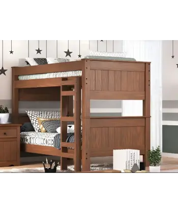 İki katlı %100 Ahşap Ranza