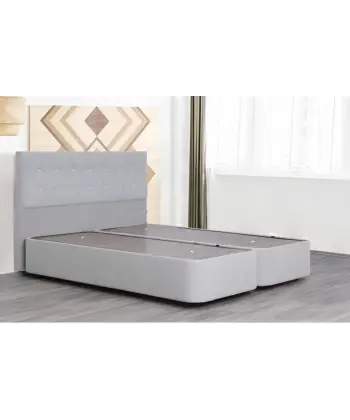 Düğme Desenli Baza ve Başlık Takımı