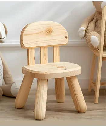 Montessori-Pure Masif Çocuk Sandalyesi