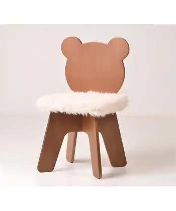 Nordic-Silhouette Kürklü Çocuk Sandalyesi