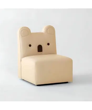 Koala-Cube Deri Görünümlü Çocuk Koltuğu