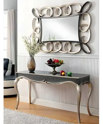 Barok Melodi Konsol & Ayna Seti