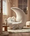 Luna-Sleep Ay Figürlü Bukle Uyku Koltuğu