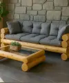 Kütük Artizan Oturma Grubu