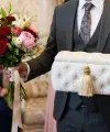 VEMORA CHEST Gelin ve Damat Sandığı-Bohçası/Makyaj Masası Pufu