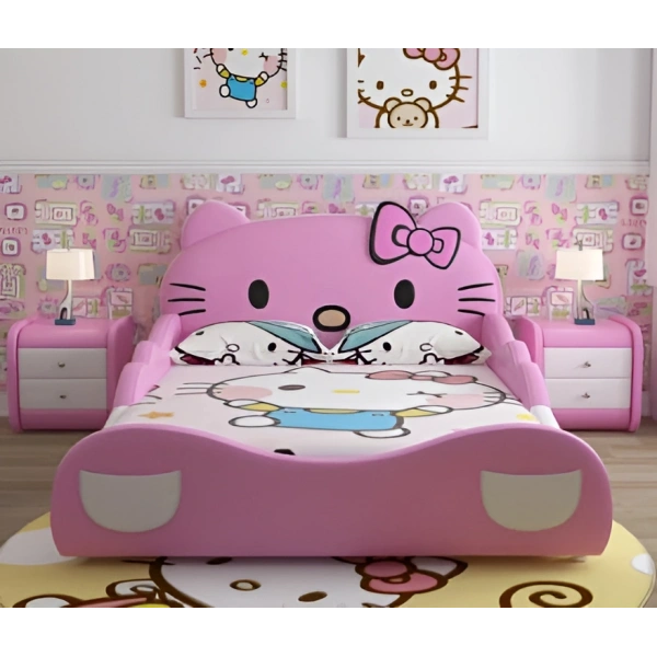 Pink Kitty Temalı Baza ve Başlık Seti
