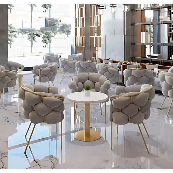 Metal Ayak Puf Sandalye