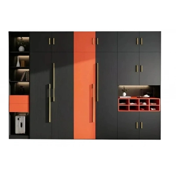 Vitrinli Geniş Gardırop