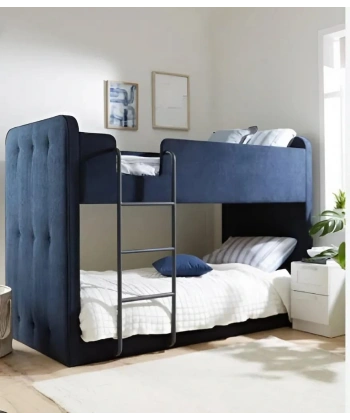 İki Katlı Kumaş Döşemeli Ranza