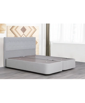 Düğme Desenli Baza ve Başlık Takımı