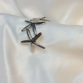 Deniz Yıldızı Desenli Kelepçe Bileklik