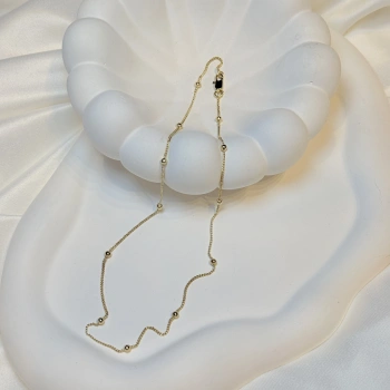 Gold Rengi Dorika Model Zincir Kolye