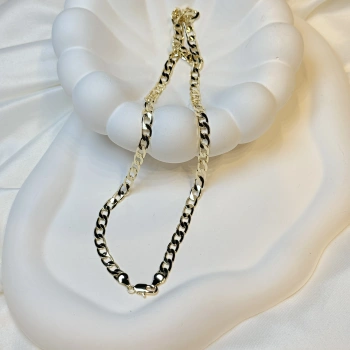 Gold Rengi İnce Zincir Gurmet Model XP Kolye (50cm)