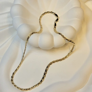 Gold Rengi Burgu Model Zincir Kolye