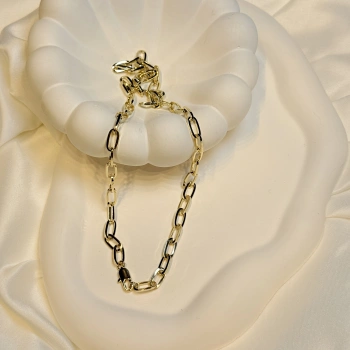 Gold Rengi Ataç Model Zincir Kolye