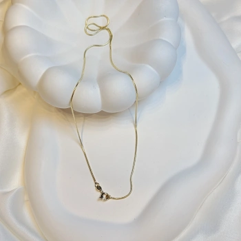 Gold Rengi İnce Yılan Zincir Kolye