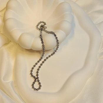 Kalın Toplu Kadın Zincir Kolye