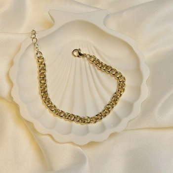 Gold Rengi İnce Gurmet Kadın Bileklik