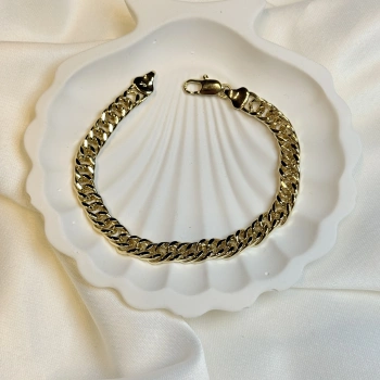 Gold Rengi Kadın Zincir Bileklik