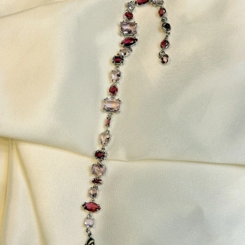 Renkli Geometrik Taşlı Kadın Bileklik