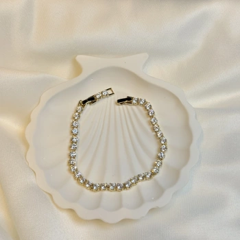 Gold Rengi Su Yolu Model XP Kadın Bileklik