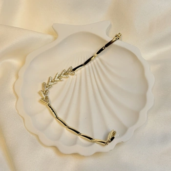 Gold Rengi Kılçık Model CM Kadın Bileklik