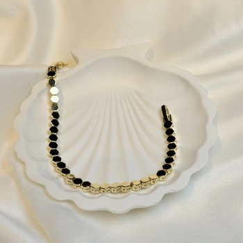 Gold Rengi Petek Model CM Kadın Bileklik