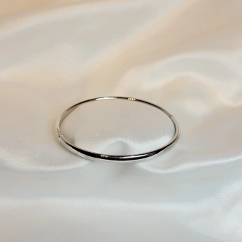 Gümüş Renk İnce Kadın Bileklik