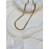 Gold Rengi Kalın Gurmet Zincir XP Kolye (45cm)