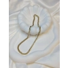 Gold Rengi Kalın Gurmet Zincir XP Kolye (45cm)