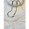 Gold Rengi Arpa Model XP Zincir Kolye
