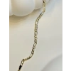 Gold Rengi Ezme Figaro Model XP Zincir Kolye (60CM)