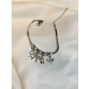 Gümüş Rengi PNDR Model Charm Bilekik