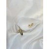 Gold Rengi Burgu Model Kadın CM küpe