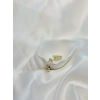 Gold Rengi Zirkon Taşlı Damla Model CM küpe