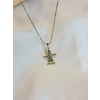 Gold Rengi Palyaço Figürlü XP Kadın Kolye