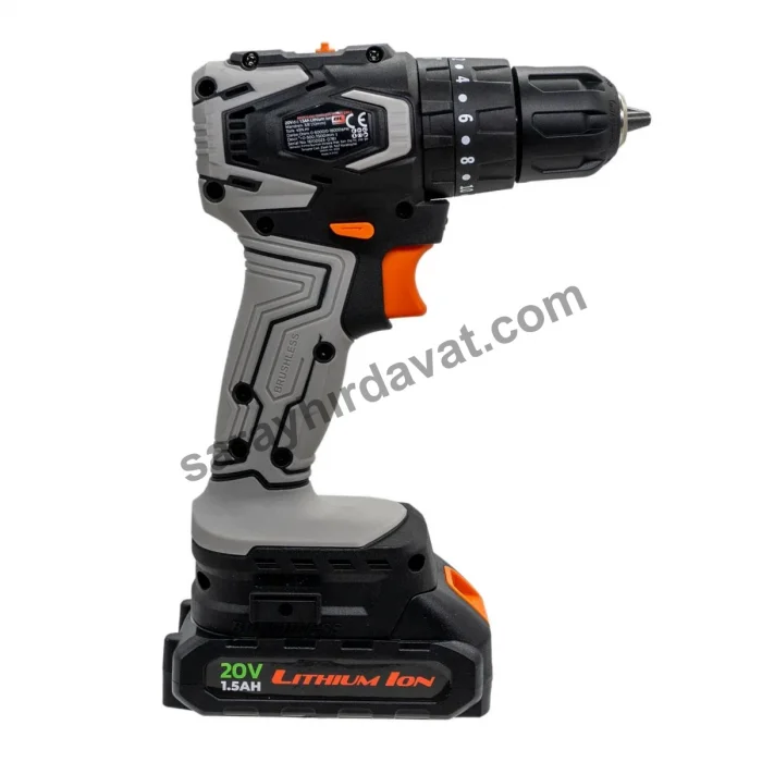 Max Extra MX1830 Darbeli Şarjlı Matkap (Çift Akülü)