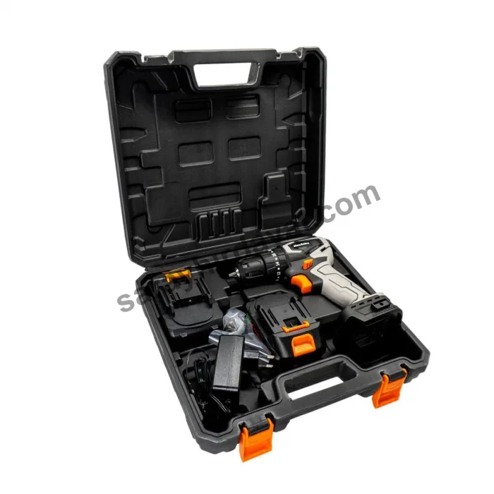 Max Extra MX1830 Darbeli Şarjlı Matkap (Çift Akülü)