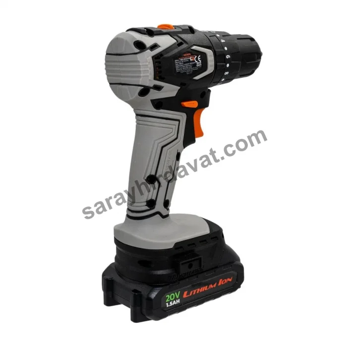 Max Extra MX1830 Darbeli Şarjlı Matkap (Çift Akülü)