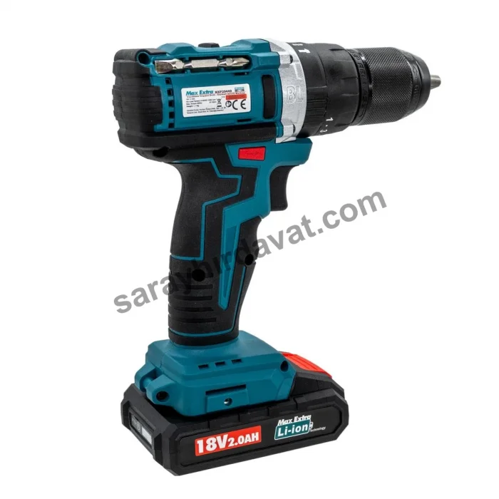 Max Extra MXP2944D Darbeli Şarjlı Matkap (Çift Akülü)