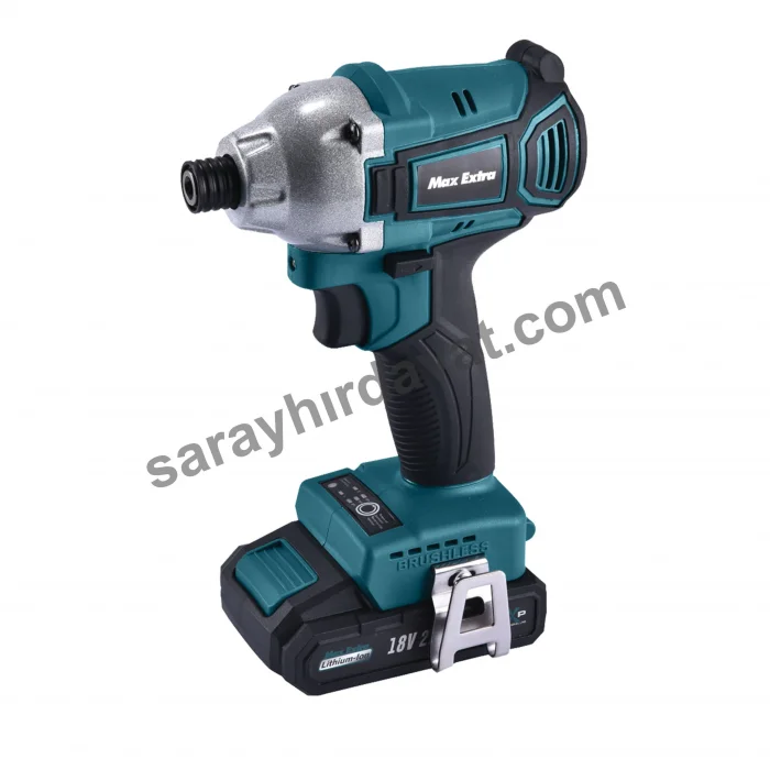 Max Extra MXP6857 Akülü Darbeli Tornavida 18V 2.0 Ah