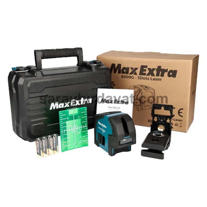 Max Extra MXP8300G Yeşil Nokta Lazer Terazi