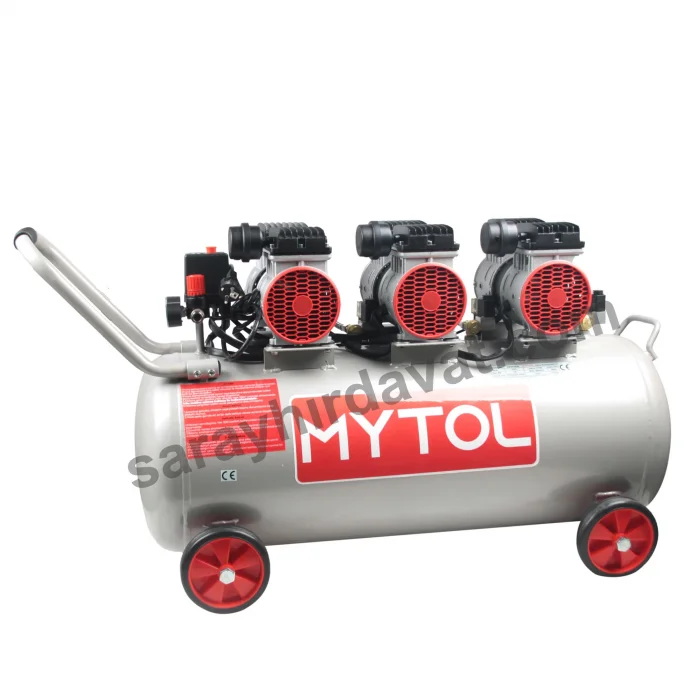 Mytol EWS100B | 100 Litre 3.0 Hp (Sessiz) Yağsız Kompresör