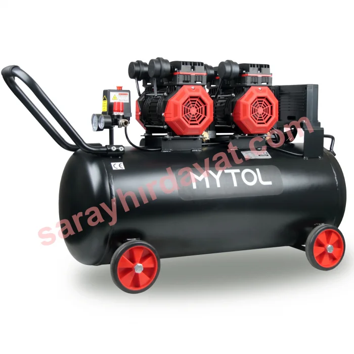 Mytol MYK1001 | 100 Litre 4.0 Hp Yüksek Hızlı Kompresör Yağsız (Az Sesli)