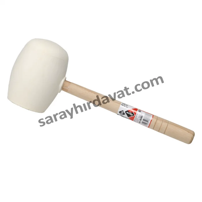 Rubi Ahşap Saplı Beyaz Tokmak (750 GR)