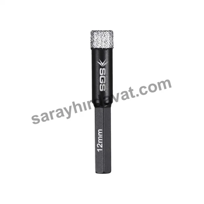 Sgs 12 mm Elmas Uç Hex Seramik, Mermer Delici