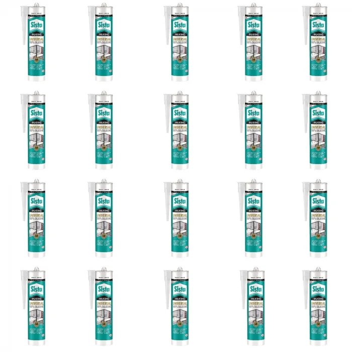 Sista Silikon Beyaz 1 Koli (20 Adet) - 280 ml