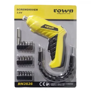 Rown RN3636 Şarjlı Tornavida Seti