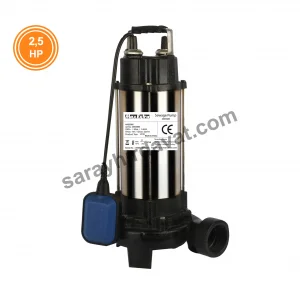 Max Extra MX05980 Parçalayıcılı Bıçaklı Kirli Su Dalgıç Pompası (1800 Watt, 2.5 Hp)